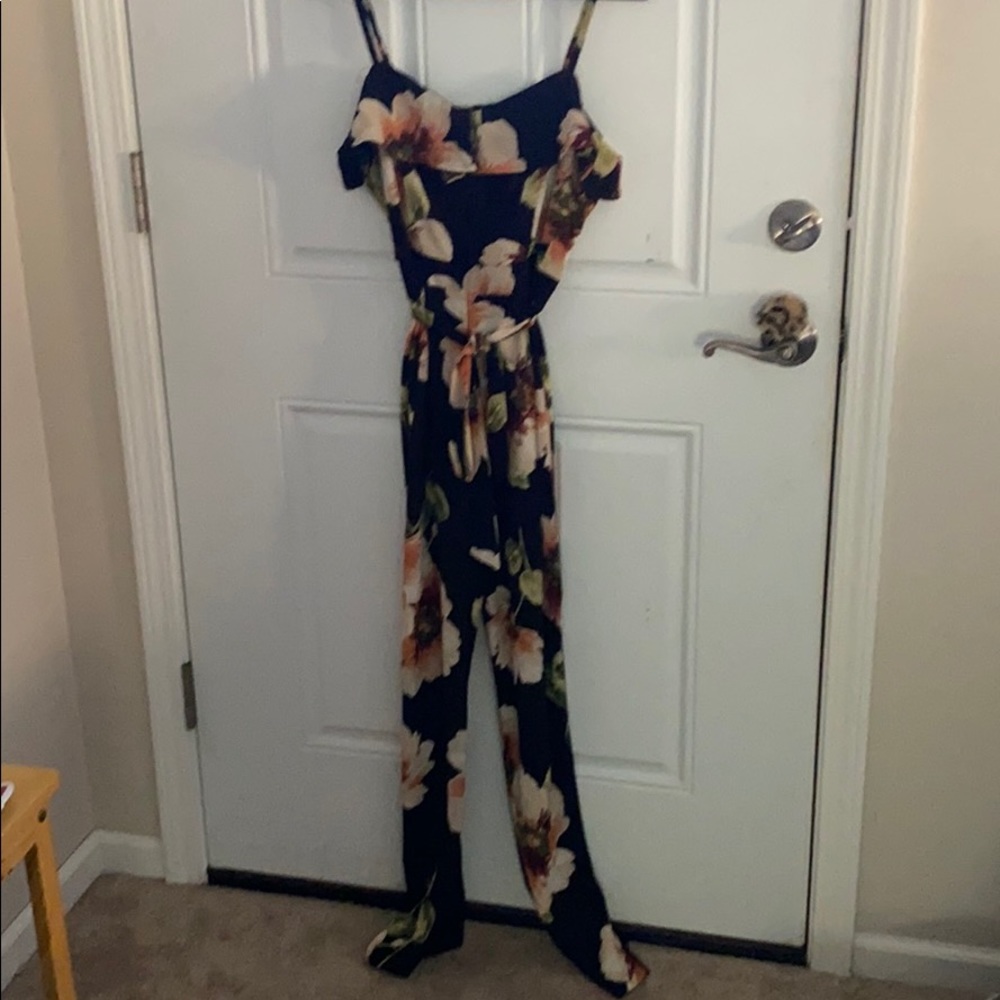 Flowered jumpsuit